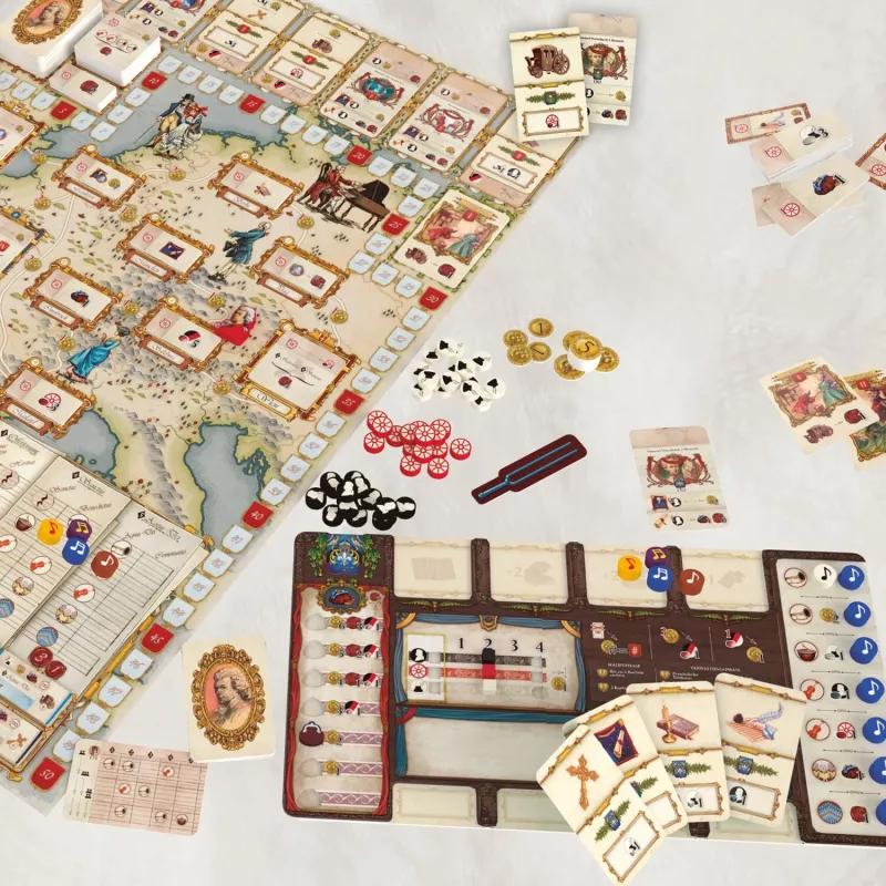 Lacrimosa, juego de mesa