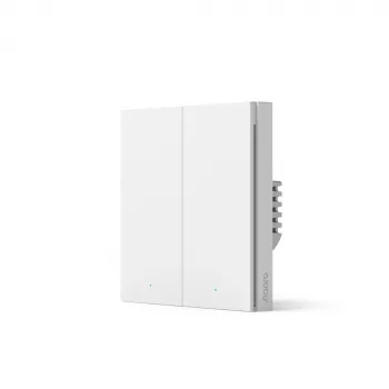Aqara Smart Wall Switch H1 (No Neutral, Double Rocker) blanco (HomeKit)