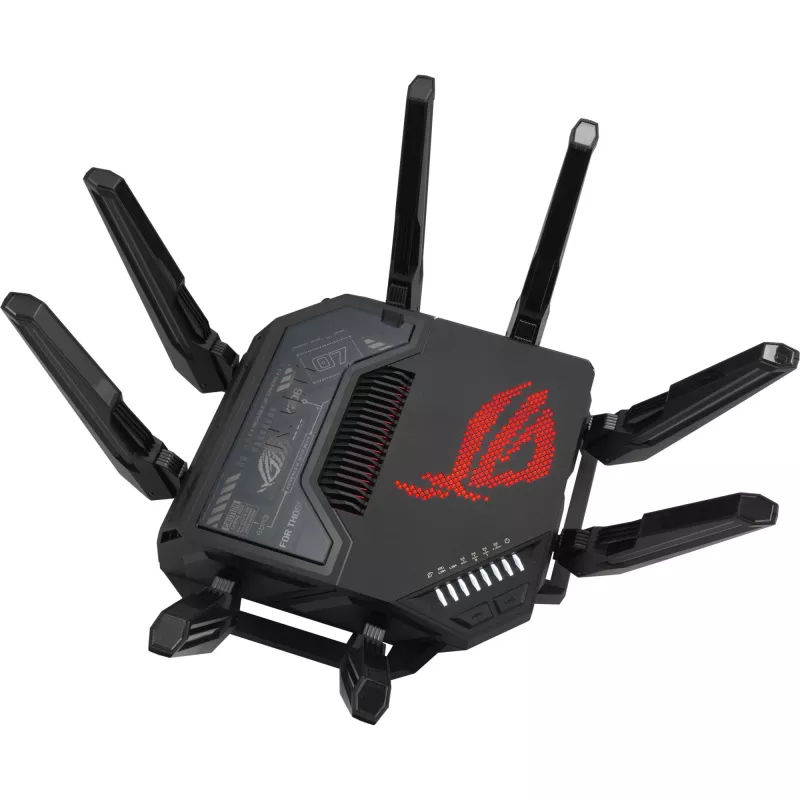 Router inalámbrico ASUS ROG Rapture GT-BE98 10 Gigabit Ethernet Quad-Band (2,4 GHz / 5 GHz-1 / 5 GHz-2 / 6 GHz) Negro