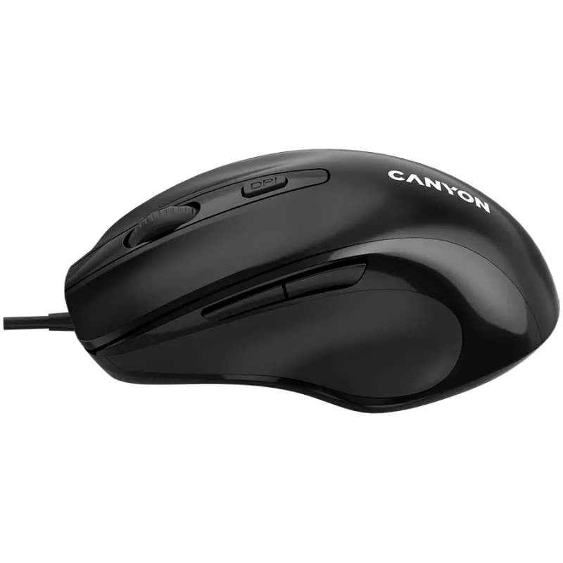 Ratón CANYON M-6 con cable negro