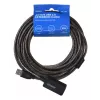 Alargador USB activo SAVIO CL-130 10 m USB 2.0 A macho–hembra, 5 V, negro