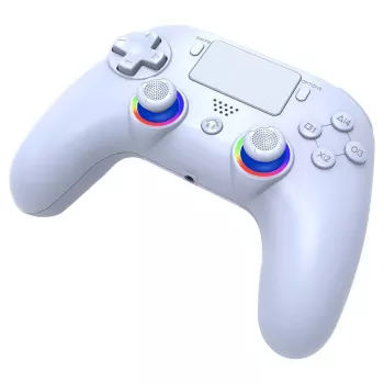 Mando Subsonic PS5 Wireless LED Controller blanco D-pad Home Options Share