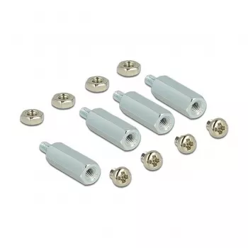 Kit de montaje DeLOCK 18214 plateado acero inoxidable