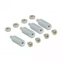 Kit de montaje DeLOCK 18214 plateado acero inoxidable
