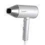 Secador de pelo Maestro MR-213 2100W mango plegable, 2 velocidades, golpe de aire frío, concentrador de doble pared, plata