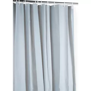 Cortina de ducha Beldray LA028268LGRYUFFEU7 Antibac gris – cortina de baño antibacteriana, tamaño estándar