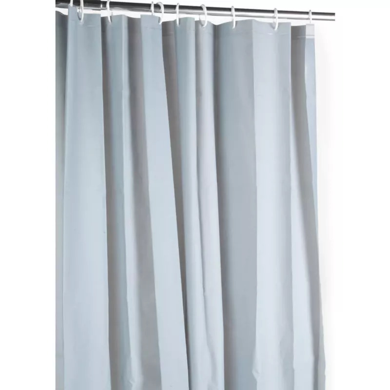 Cortina de ducha Beldray LA028268LGRYUFFEU7 Antibac gris – cortina de baño antibacteriana, tamaño estándar
