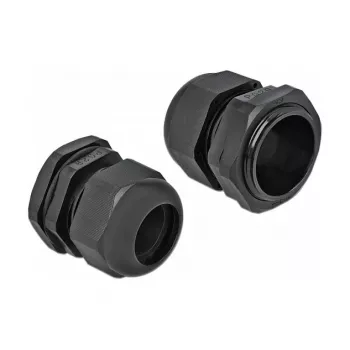 Prensaestopas DeLOCK 60226 negro plástico 10 uds.