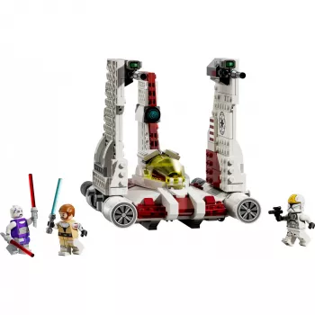 LEGO Star Wars V-19 Torrent Fighter 75432 set de construcción — 567 piezas, 3 minifiguras, modelo de exposición y juego