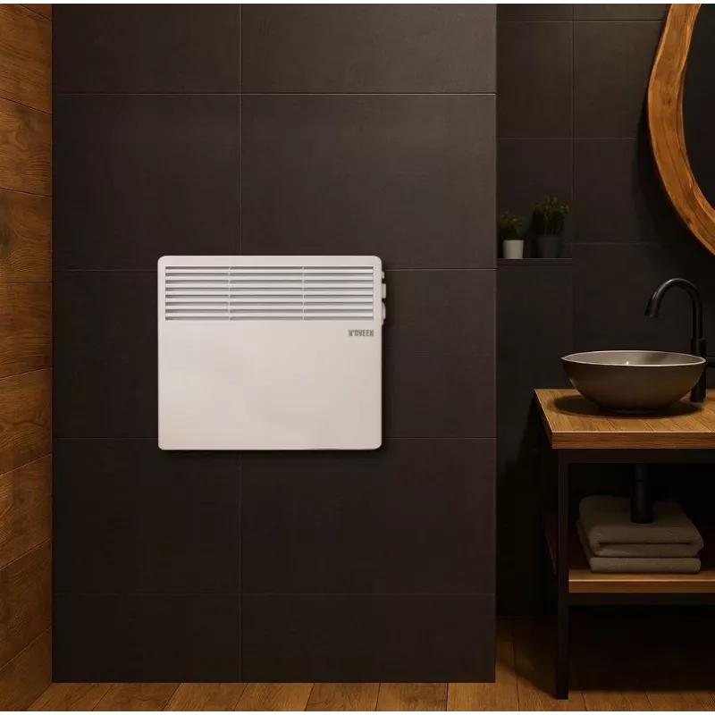 N'OVEEN 1000W calefactor convector eléctrico portátil de pared con termostato CH3350