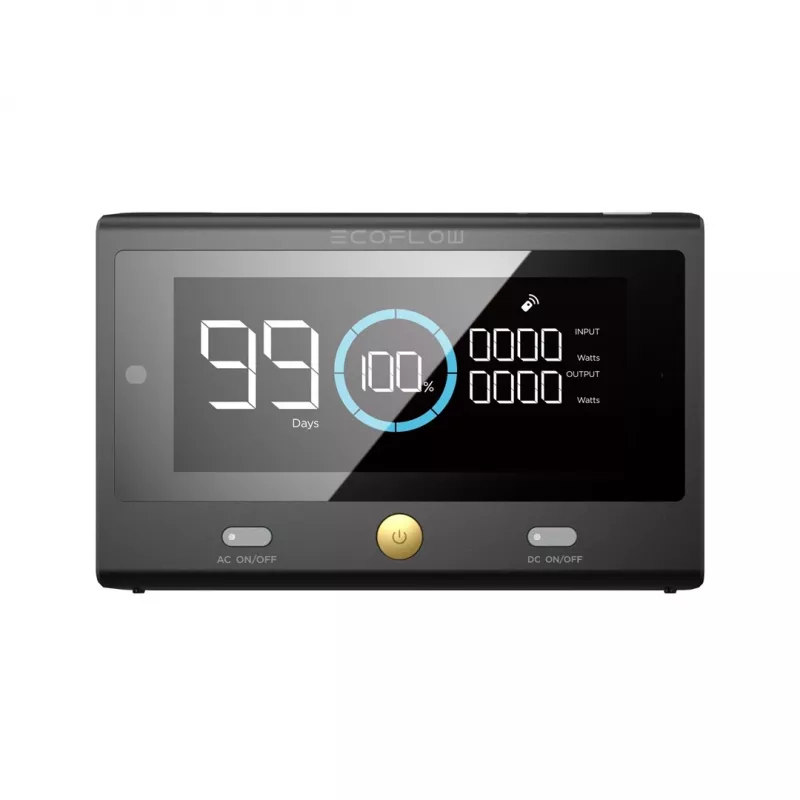 EcoFlow 50049001 mando a distancia para estación de energía portátil DELTA Pro, Bluetooth, negro