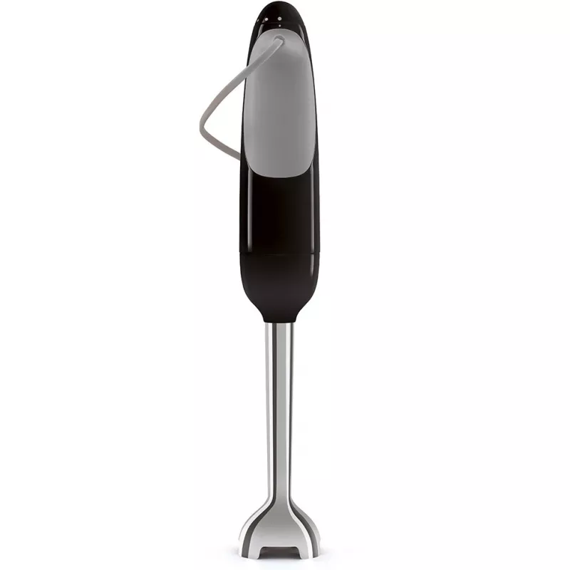 Batidora de brazo Smeg HBF03BLEU — 700 W batidora de mano, vaso de 1,4 L, cuchilla de acero inoxidable, negro