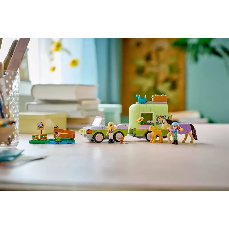 LEGO FRIENDS 42695 Remolque de yegua y potro