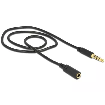 Cable de audio DeLOCK 84716 0,5 m 3,5 mm negro