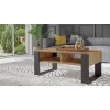 Mesa de centro Topeshop MODERN 2P ART CZ mesa auxiliar / mesa esquinera de centro forma rectangular 2 patas