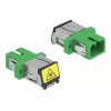 Acoplador de fibra óptica DeLOCK 86887 SC simplex conector hembra a SC simplex conector hembra