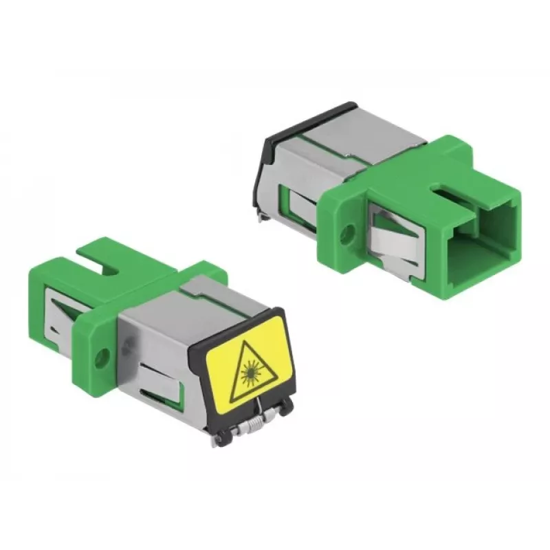 Acoplador de fibra óptica DeLOCK 86887 SC simplex conector hembra a SC simplex conector hembra