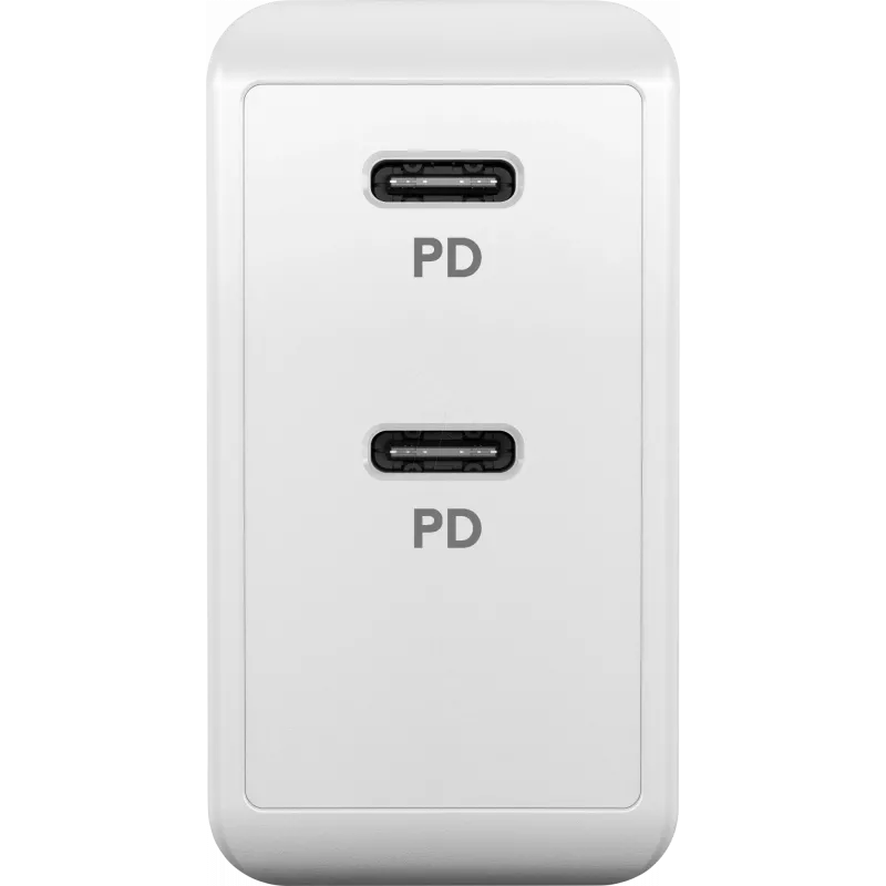 Cargador Goobay 61758 para dispositivos móviles blanco para interiores (61758)