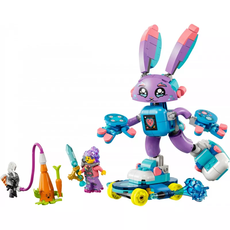 LEGO Set de construcción LEGO 71490 Dreamzz Izzie y Bunchurro Gaming Bunny – Set de juego de personajes