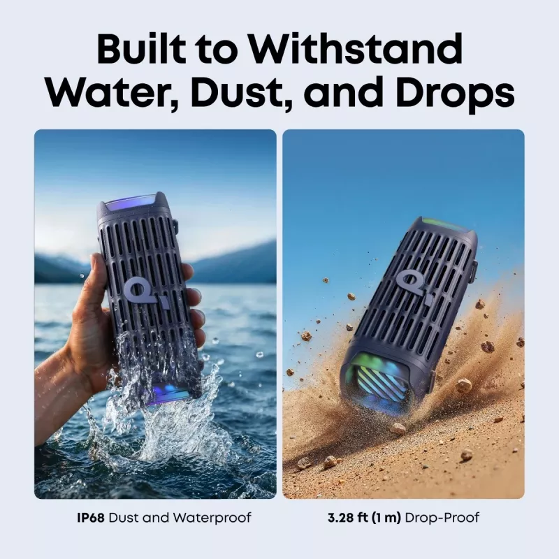 Altavoz Bluetooth portátil Anker Soundcore Boom 3i — 50 W, resistente al agua, de batería