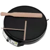 Adler AD 3093 Crepera eléctrica de doble cara 2 en 1, 1600 W, negro
