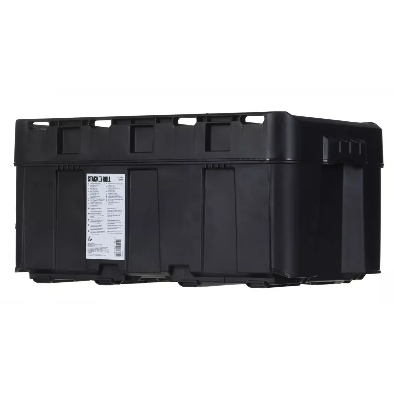 Caja de herramientas KETER Stack'N'Roll (17210831/253380) con 3 organizadores negra
