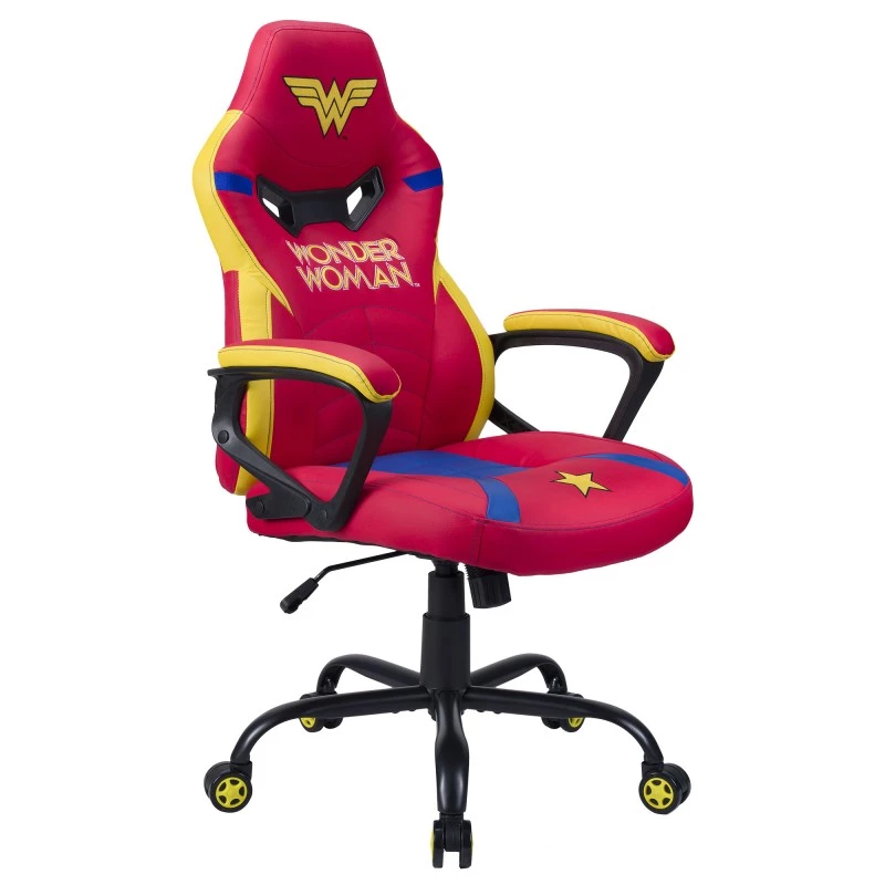 Silla gaming para PC Subsonic SA5573-W1 asiento acolchado azul rojo amarillo