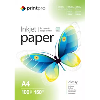 Papel fotográfico ColorWay PrintPro PGE150100A4 — 100 hojas, 150 g/m², A4