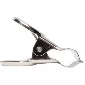 Pinza MAUL de metal, color: níquel, ancho: 50 mm, capacidad de sujeción: 20 mm, envase de autoservicio (21750-96)