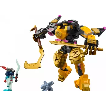 Set de construcción LEGO NINJAGO 71839 Mech de combate Spinjitzu de Arin, 213 piezas, 2 minifiguras, altura 160 mm