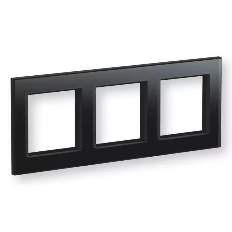 eQ-3 Homematic IP 162150A1 Marco de cristal, triple, negro