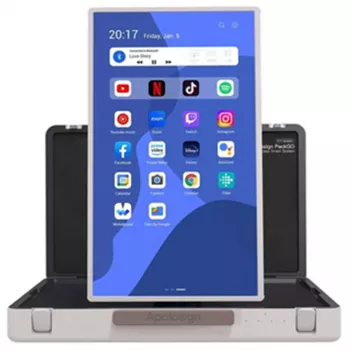 Maletín de presentación ALLNET High Performance Display 27 pulgadas. Android 13. RK3588. Entrada HDMI. Maletín de transporte