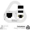 Thermal Grizzly DeltaMate HT16 Conector de refrigeración líquida, Negro
