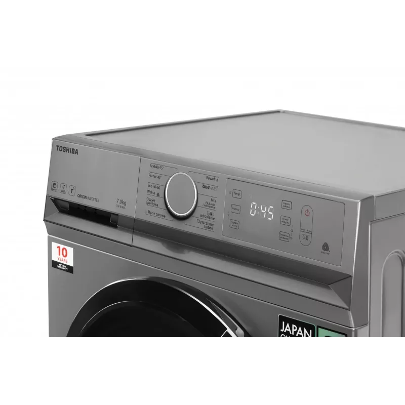 Lavadora estrecha Toshiba TW-BL80A2PL(SS), 8 kg