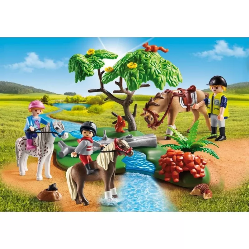 Playmobil Country Horseback Ride - Animal - Country Horseback Ride - 4 años - Multicolor (5685)