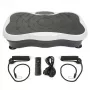 Extralink Plataforma vibratoria para entrenamiento Fitness Moonwalk Spinmove blanco