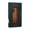 Mujjo Full Leather Case MagSafe funda para iPhone 17 marrón