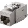 Wentronic Goobay conector hembra Keystone RJ45 CAT 6, STP apantallado, 250 MHz - Conexión: LSA, carcasa de zamak (90863)