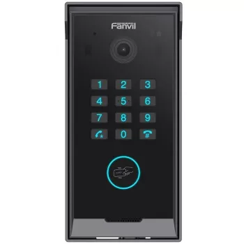 Portero automático con vídeo Fanvil i60K SIP, diseño compacto, vídeo HD, portero exterior, compatible con PoE