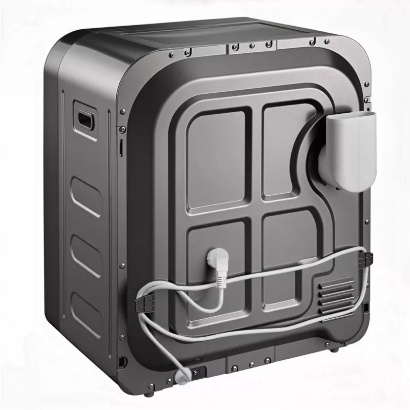Secadora GreenBlue GB415, secadora doméstica compacta, 3 kg de capacidad, 830 W, tambor 260×460 mm, gris