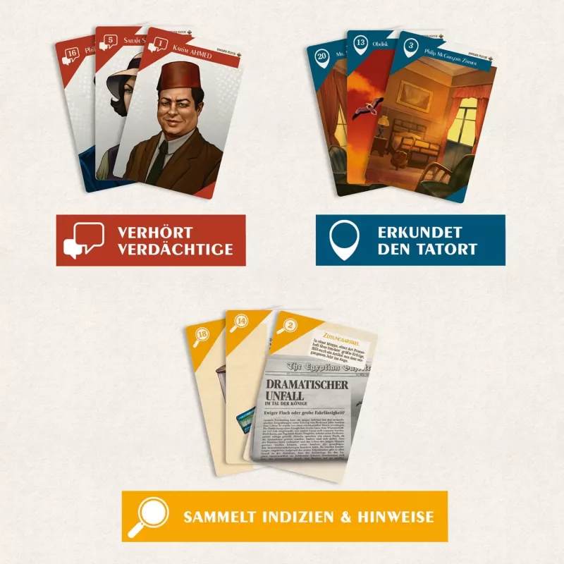 Suspects: Eternal Curse, juego de cartas
