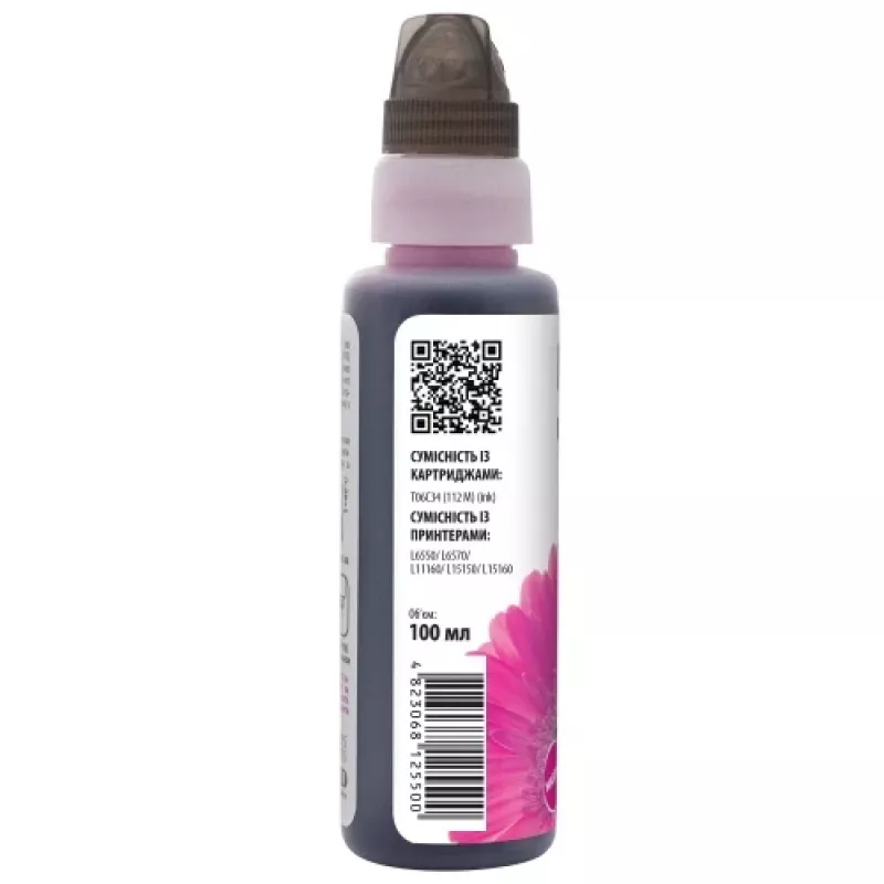 Botella de recarga de tinta compatible Barva Epson 113/112 (C13T06B340), magenta