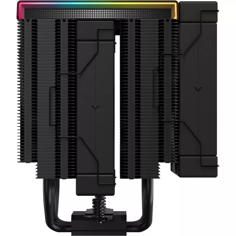 Ventilador de CPU DeepCool AK620 Digital PRO — ventilador de 120 mm, 1750 rpm, 25 dB, 12 V, compatible con LGA1700/AM5, negro