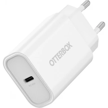 Cargador de pared OTTERBOX 30W USB-C PD blanco — salida de 30W, un puerto USB-C