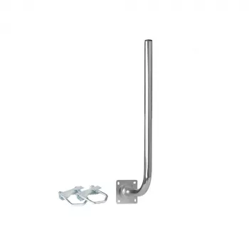Soporte de balcón Extralink L250x750 250x750mm con abrazaderas en U M8 acero galvanizado