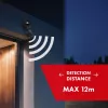 Sensor de movimiento y crepuscular MACLEAN MCE25 B — detector de movimiento con sensor de luz, montaje en pared/techo