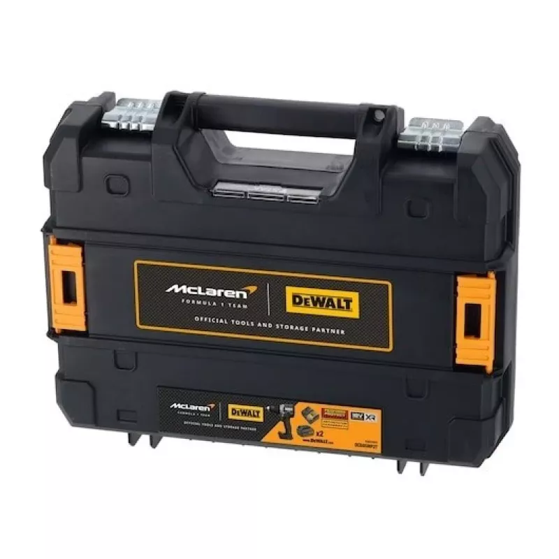 Taladro atornillador DeWalt MCLAREN DCD85MP2T 18V negro, amarillo