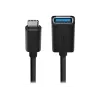 Belkin adaptador USB 3.0 de USB-C a USB-A, 5 Gbps, negro