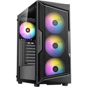 Antec AX Series AX61 - caja gaming mid-tower - ATX - panel lateral con ventana (cristal templado) - sin fuente de alimentación - USB/audio (0-761345-10069-