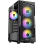 Antec AX Series AX61 - caja gaming mid-tower - ATX - panel lateral con ventana (cristal templado) - sin fuente de alimentación - USB/audio (0-761345-10069-
